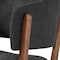 Baxton Studio Baron Mid-Century Modern Dark Grey Fabric Upholstered 2-Piece Wood Living Room Accent Chair Set Set of 2 188-11676-ZORO - alternate 8
